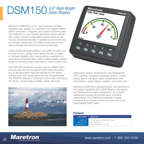 DSM150 - 3.5" High Bright Color Display