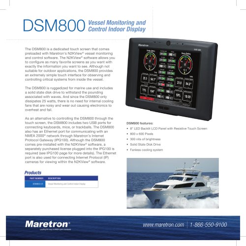 DSM800 Data Sheet 