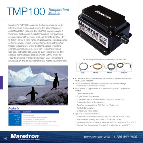 TMP100 temperature monitor