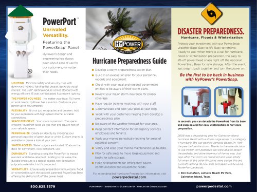 preparedness brochure