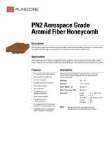 PN2 Aerospace Grade  Aramid Fiber Honeycomb