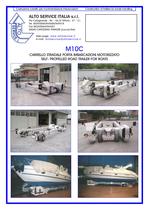 SELF PROPELLED ROAD TRAILER FOR BOAT M10C  