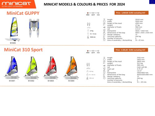 Model & Price list 2024