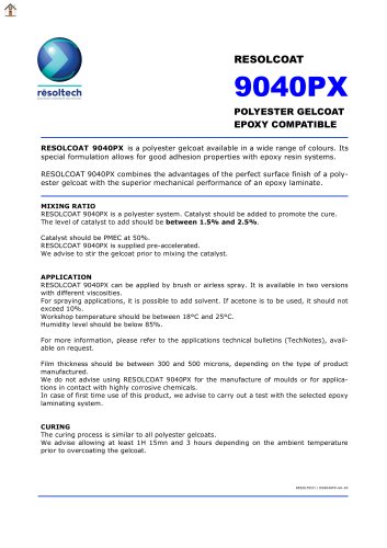 RESOLCOAT 9040PX