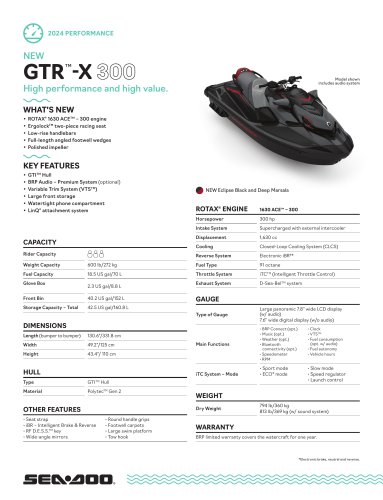 GTRTM-X 300