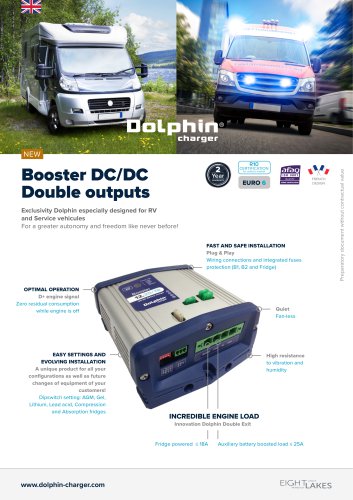 Booster DC/DC Double outputs