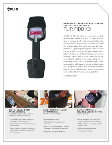 FLIR FIDO X3 ®