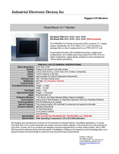 FPM-1012 - FPM-1014