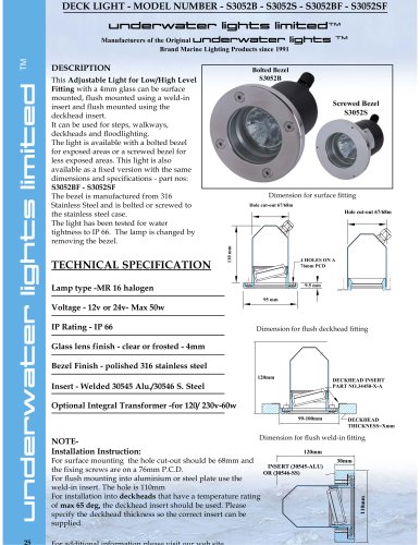 MR16 Low/High Level Adjustable Light