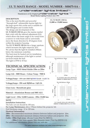 UL Ti MATE 130 SA - 00475-