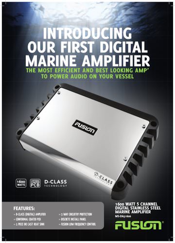 5 Channel Marine Amplifier