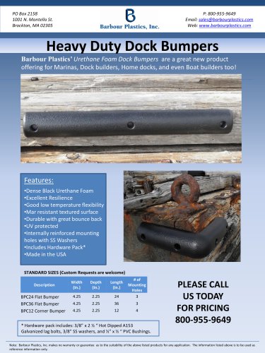 Heavy Duty Dock Bumpers