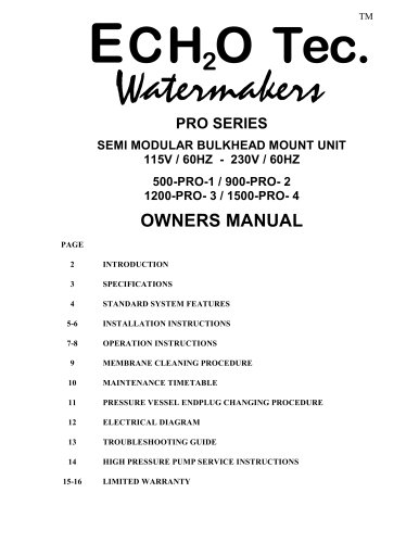 PRO SERIES SEMI MODULAR BULKHEAD MOUNT UNIT