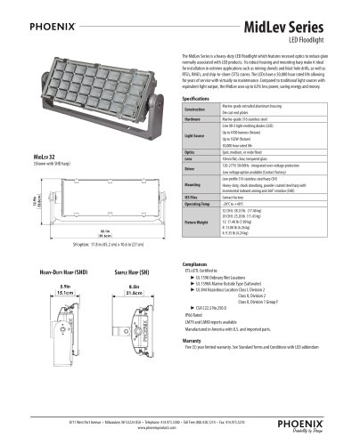 MidLev LED Floodlight Series