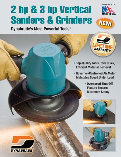 2 hp & 3 hp Vertical sanders & grinders