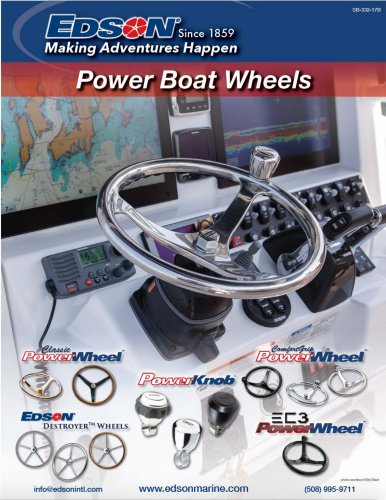 Power boat wheels