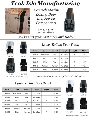 Rolling Door and Screen Components