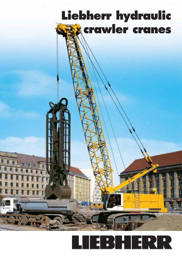 Liebherr duty cycle crawler cranes (HS Series)