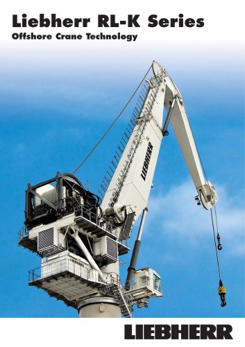 Liebherr knuckle boom Offshore Cranes (RL-K Series)