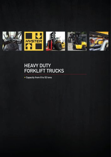 HEAVY DUTY FORKLIFT TRUCKS