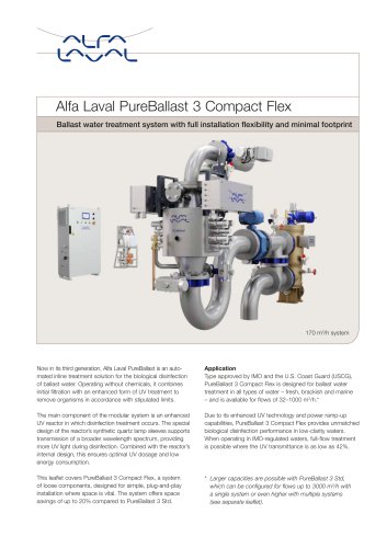 Alfa Laval PureBallast 3 Compact Flex