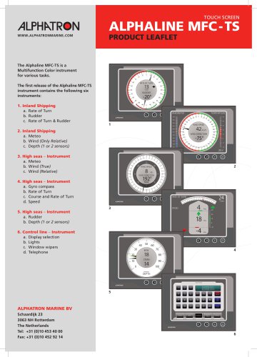 Alphaline MFC -TS (Touch Screen)