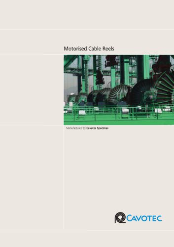 Electric motorized cable reels