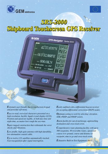 monochrome GPS for ships