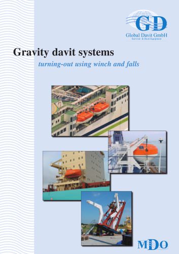 Gravity davit systems GSP Type