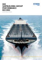 HHI SHIPBUILDING GROUP PERFORMANCE RECORD