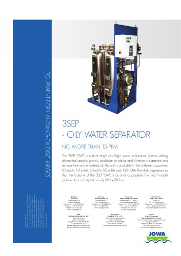 3SEP oily water separator