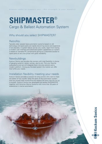 SHIPMASTER® Cargo & Ballast Automation System