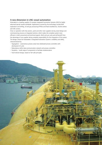 LNG vessel automation