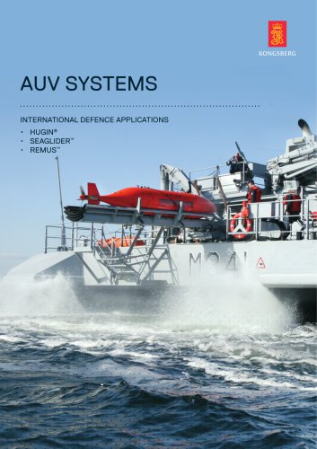 Naval AUV product range