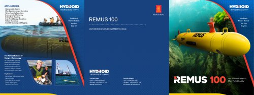 Remus 100 Autonomous Underwater Vehicle