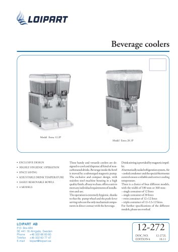 Beverage coolers