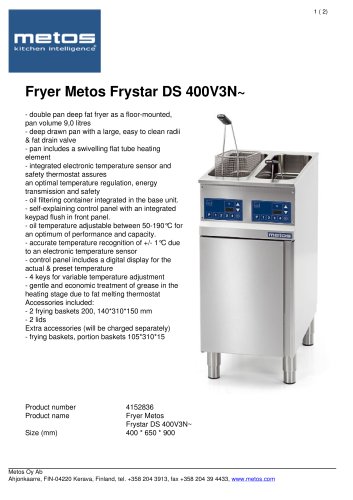 FRYSTAR DS| 400V