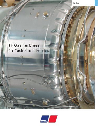 MTU TF Gas Turbines for Yachts and Ferries