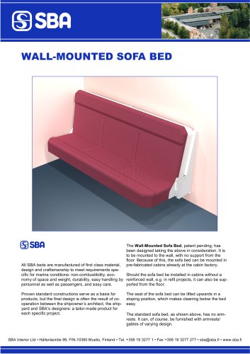 Wall-Mounted Sofa Bed