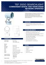 TEF 2650 Bus Operated Xenon 1000/1600/2000W