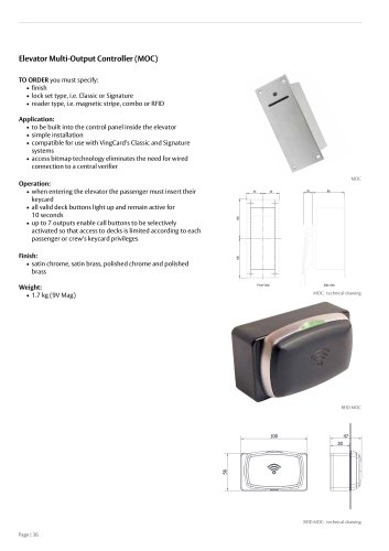 Elevator Multi-Output Controller (MOC)