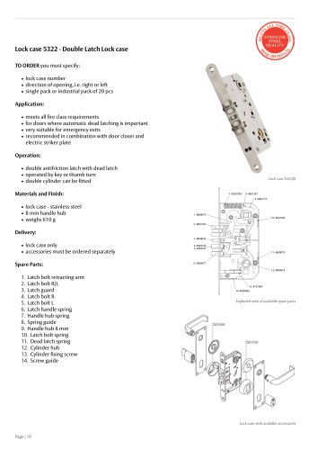 Lock case 5322-8