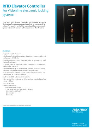 RFID Elevator Controller