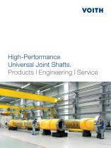 High-performance Universal Joint Shafts / Cardan Shafts. Products | Engineering | Service