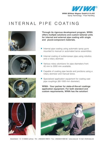 INTERNAL PIPE COATING