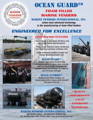 Marine Fenders International - foam filled fenders and resilient buoys