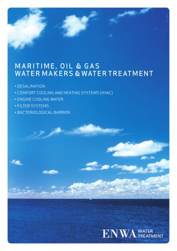 Maritime, oil & gas water makers & Water treatment