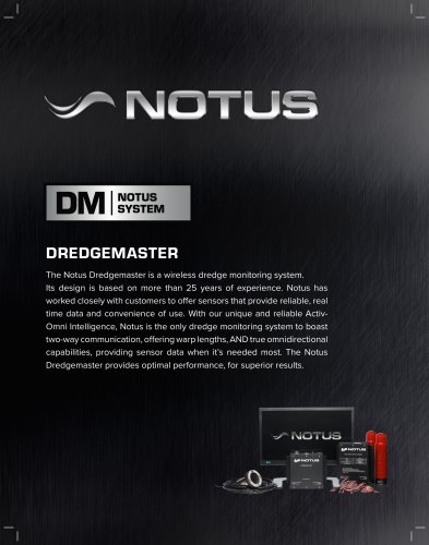 DM Notus system DREDGEMASTER