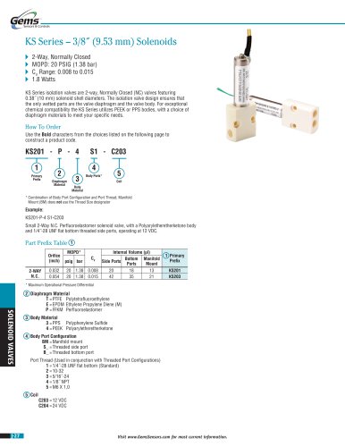 KS Series Isolation Solenoid Valve