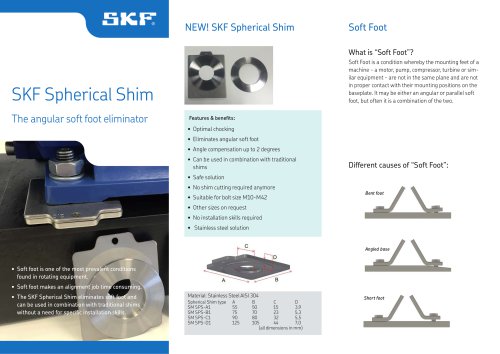 SKF Spherical Shim and Steelshim